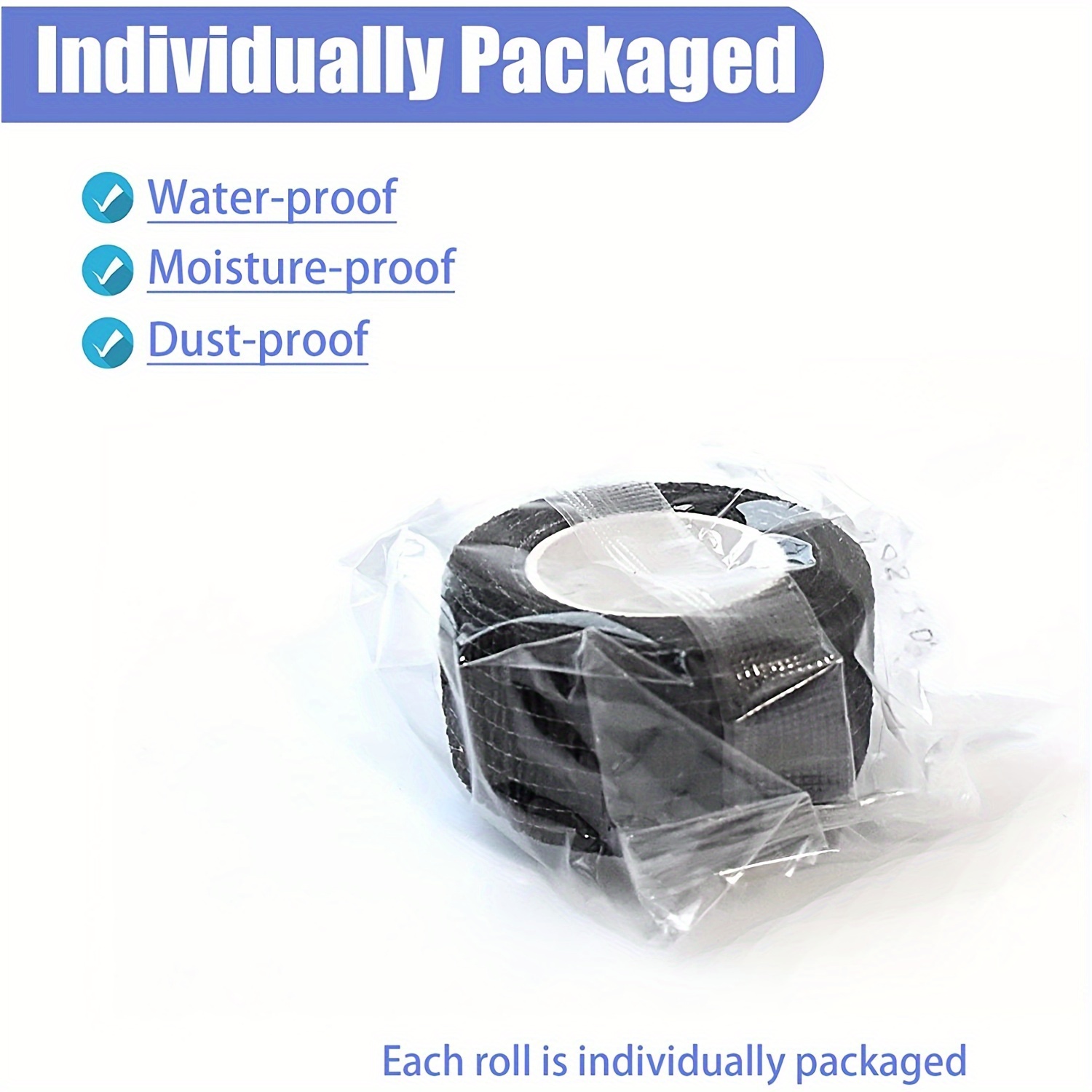 Self Adhesive Elastic Bandage Wrap, 12Pcs Set